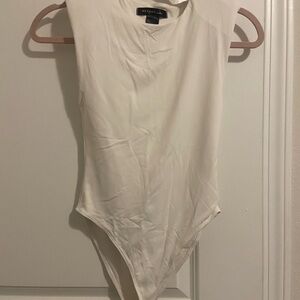 White Soft Sleeveless Bodysuit